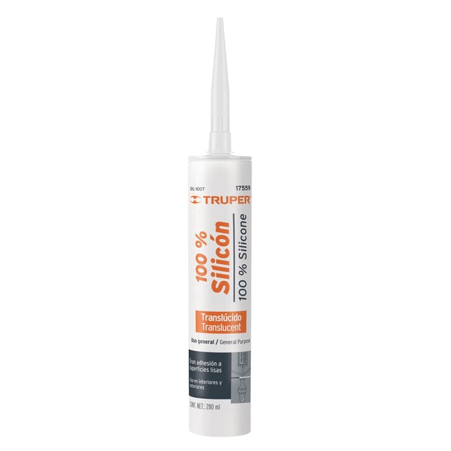 SILICONA TRANSPARENTE 280ML TRUPER 17559