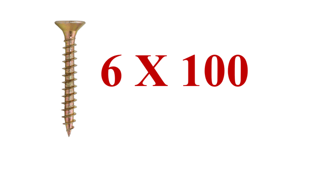 TORNILLO 6X100 SPACK
