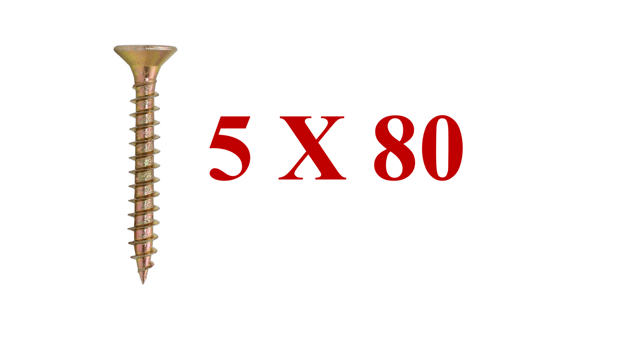 TORNILLO 5X80 SPACK