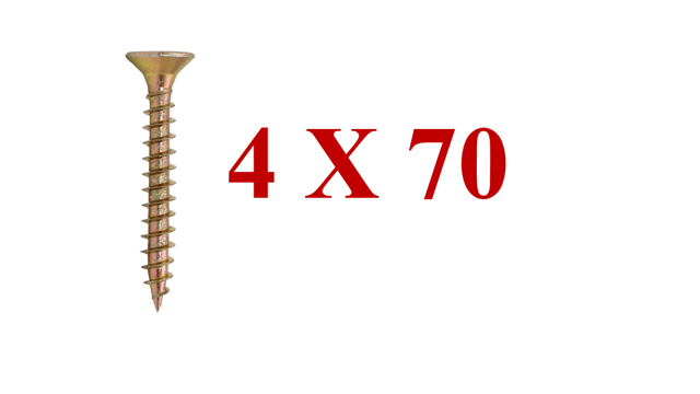 TORNILLO 4X70 CHIPBOARD SPACK