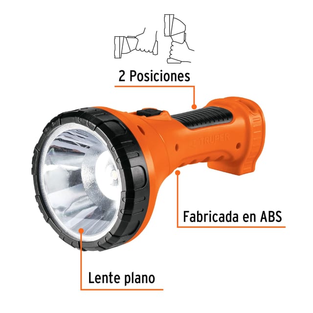 LINTERNA LED RECARGABLE 150 LM TRUPER 16005