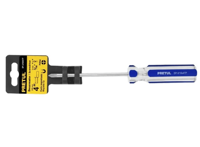 DESARMADOR ESTRELLA 1/4*4" PRETUL 21474