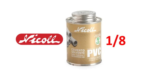 PEGAMENTO DORADO 1/8 GL NICOLL