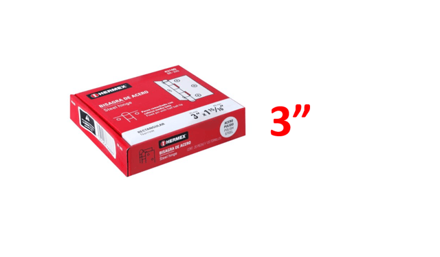 BISAGRA 3" ACERO HERMEX 43189