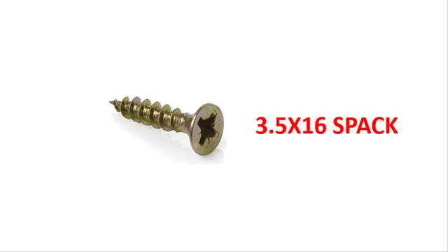 TORNILLO 3.5X16 SPACK