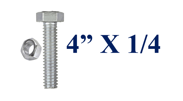 PERNO 4X1/4 CABEZA HEXAGONAL