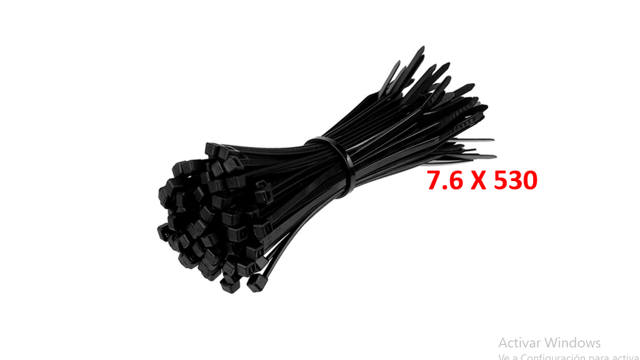 CINTILLO 7.6 X 530/500 NEGRO NYLON SCHUBERT