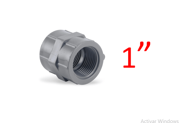 UNION 1" C/ROSCO PVC NICOLL