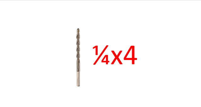 BROCA CONCRETO 1/4X4" TRUPER 11203