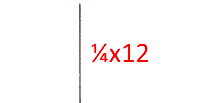 BROCA CONCRETO 1/4X12 TRUPER 11209