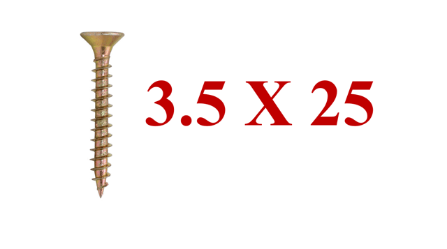 TORNILLO 3.5X25 CHIPBOARD SPACK