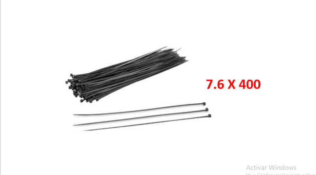 CINTILLO 7.6 X 400 NEGRO SCHUBERT