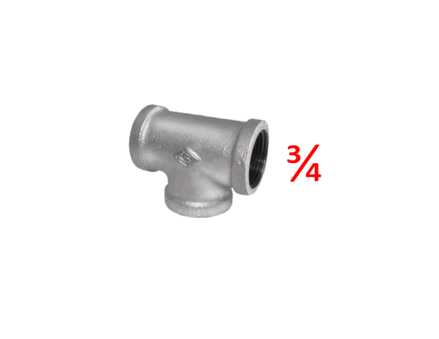 TEE 3/4"  GALVANIZADO