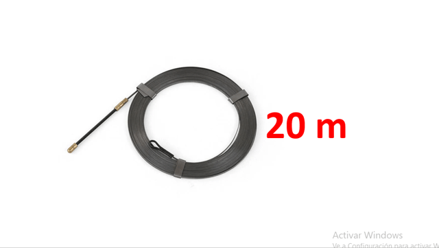 GUIA PASACABLE 20M METAL