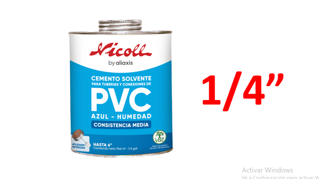 PEGAMENTO AZUL 1/4 NICOLL