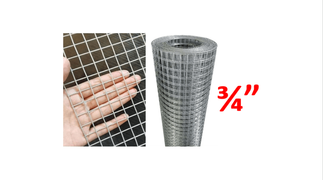 MALLA METALICA 3/4 SOLDADA ZINCADO