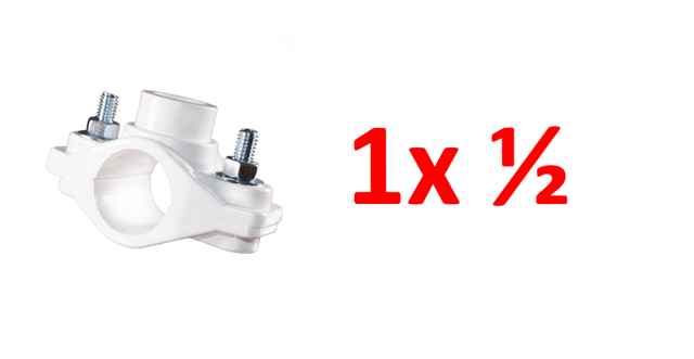 ABRAZADERA CONCYSSA 1"X1/2 AGUA {{