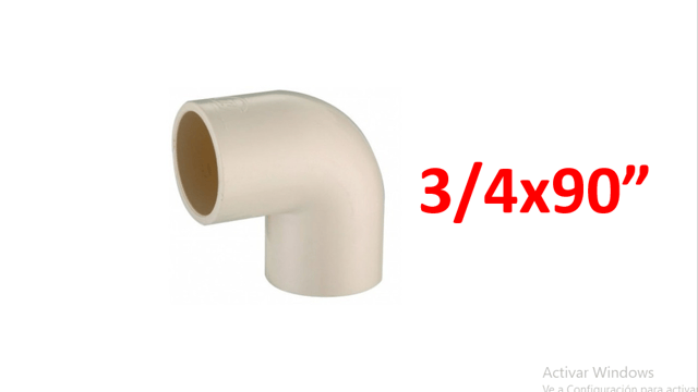 CODO 3/4"X90ª 18MM CPVC NICOLL