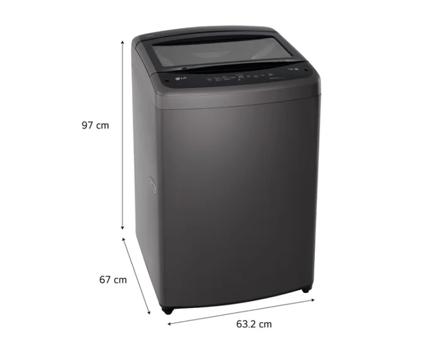LAVADORA LG 19 KG NEGRO WT19OBVTB