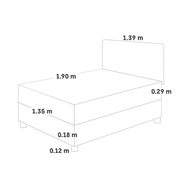 DORMITORIO EDEN PLUS 2 PLZ PARAISO