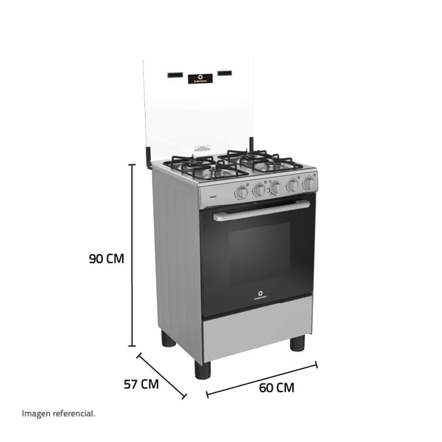 COCINA INDURAMA VERNET 4H 60 CM