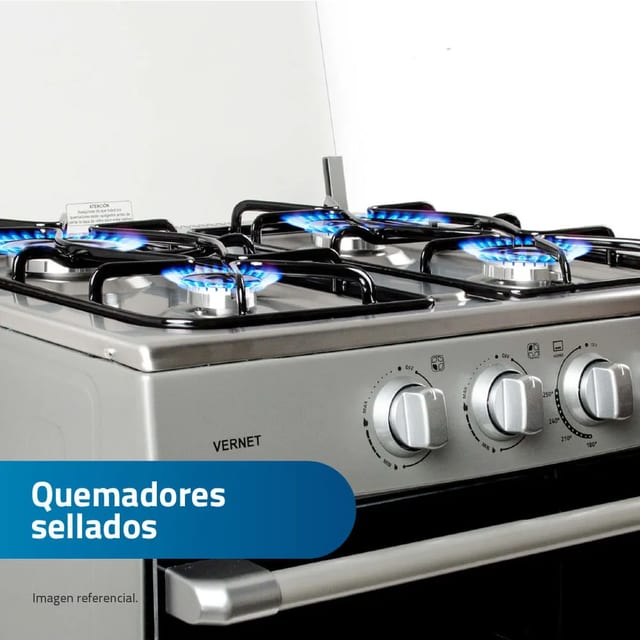 COCINA INDURAMA VERNET 4H 60 CM