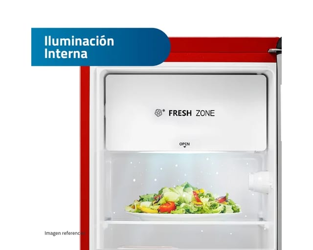 FRIGOBAR INDURAMA RI109R ROJO 90 L