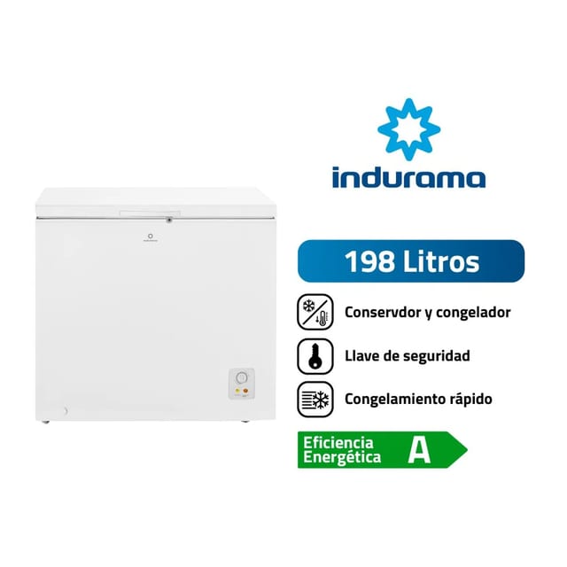 CONGELADORA INDURAMA CI220BL 198 LT