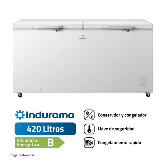 CONGELADORA INDURAMA CI420BL 420 LT