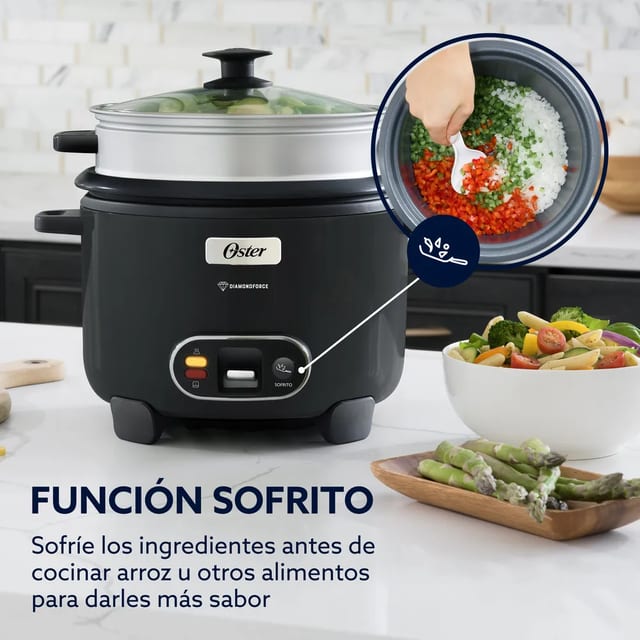ARROCERA OSTER 1.8 LT 10 TAZAS 700 W NEGRO CKSTRC10DFBLK053
