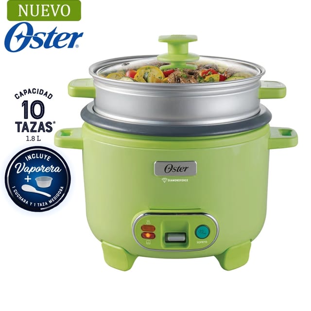 OLLA ARROCERA OSTER 1.8 L VERDE VAPORERA CKSTRC10DFGRN053