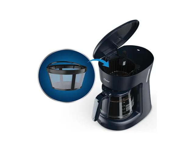 CAFETERA OSTER 12 TAZAS NEGRO BVSTDCS121B053