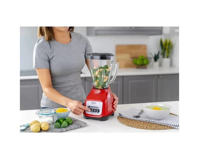 LICUADORA OSTER 550W 4 VLC ROJO BLSTKAGRPB053