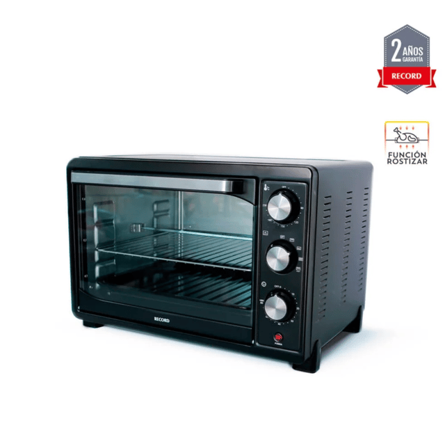 HORNO ELECTRICO RECORD 30 L ROSTIZADOR RECINHE302