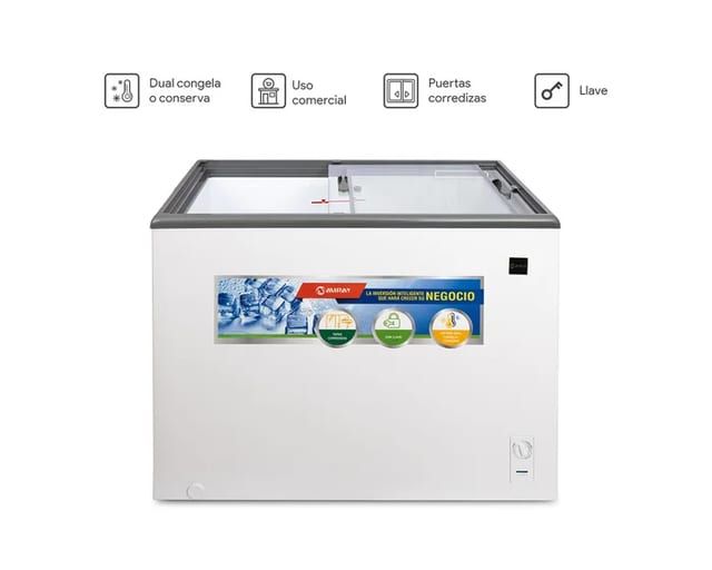 Congeladora Exhibidora Horizontal Miray CEMH-245M 246 L