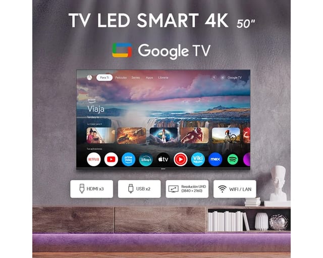 TV MIRAY 50" MK50-E2000GBT GOOGLE TV