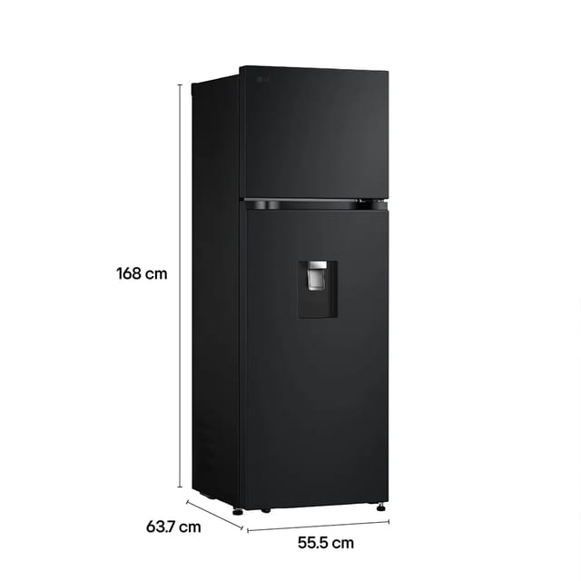 REFRIGERADORA LG 264 LT NEGRO VT26WPM
