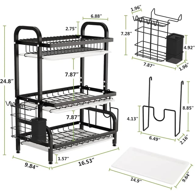 ESCURRIDOR DE PLATOS PREMIUM PARA COCINA