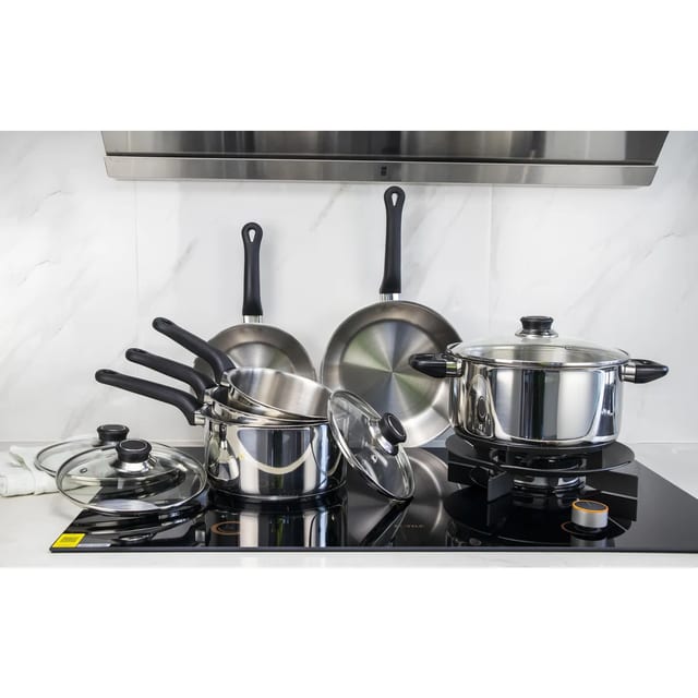 JUEGO OLLAS JHC 10 PZS ACERO INOX