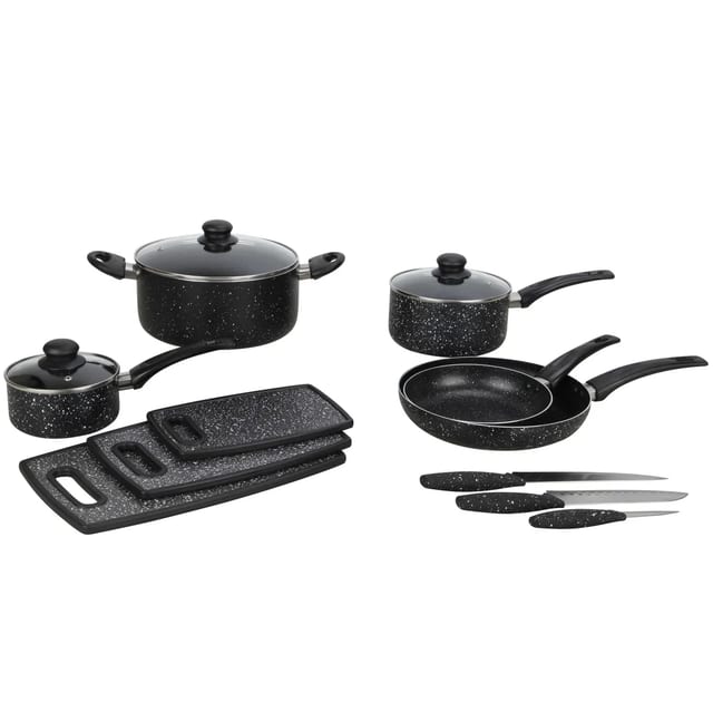 JUEGO OLLAS JHC 14 PZS NEGRO