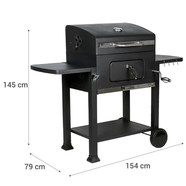 PARRILLA CARBON COCCION 68X24 CM LARGO 137 CM MR BEEF