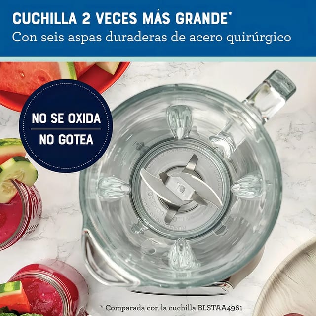 LICUADORA OSTER 1000 W 6 VLC ROJO BLSTPYG1310RBG053