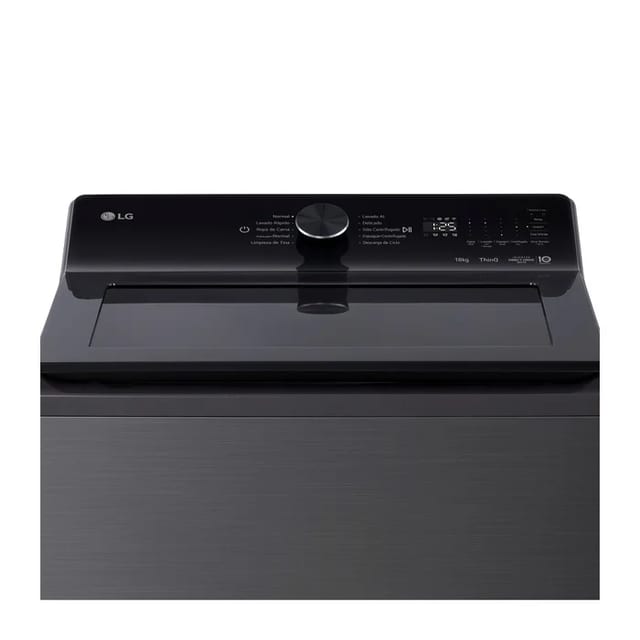 LAVADORA LG 18 KG IA NEGRO WT18PBTX