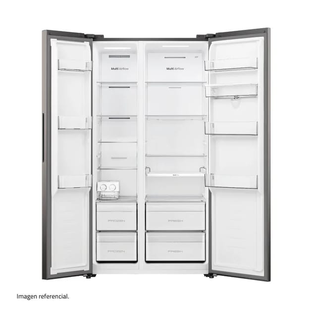 REFRIGERADORA INDURAMA SIDE BY SIDE RI795DI NEGRO 529 LT