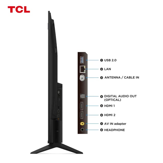 TV TCL 50" 50S5K QLED