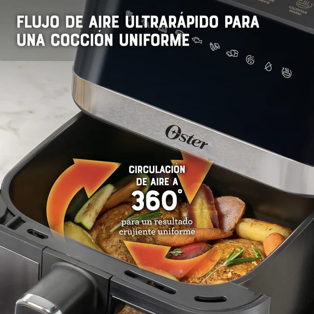 FREIDORA AIRE OSTER 4L DIGITAL CKSTAF40WDDF