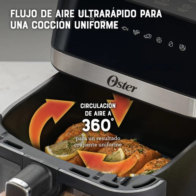 FREIDORA AIRE 6 LT DIGITAL CKSTAF60WDDF053 OSTER