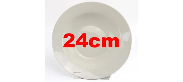 LOZA PLATO REDONDO Nª9 HONDO 24CM