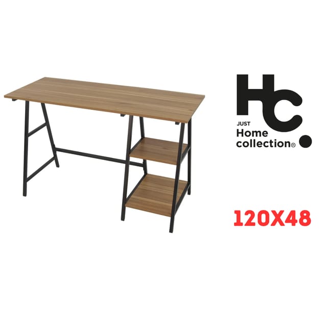 ESCRITORIO MELAMINE METAL CAFE 120 X 48 REPISA