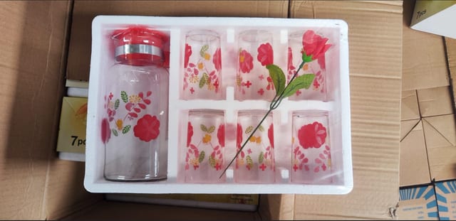 SET JARRA CON VASOS 7 PZS PARIS
